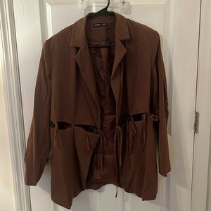 Cut Out Blazer